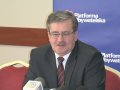 Bronisław Komorowski w Olsztynie