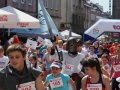 Chwilę po starcie w kategorii Copernicus Run - Bieg Przebierańców i Bieg Rodzinny. Fot. Łukasz Kozłowski / olsztyn.com.pl