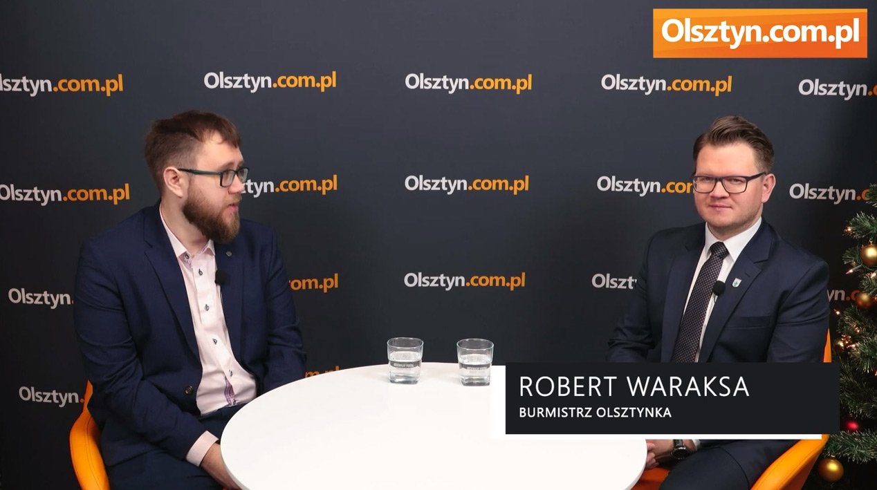 Artykuł: Jak minął 2023 rok w gminie Olsztynek? Burmistrz Robert Waraksa w studiu Olsztyn.com.pl [WIDEO]