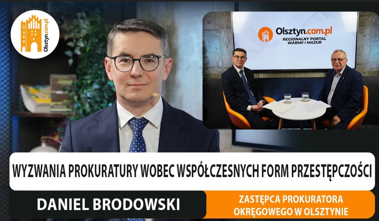 Artykuł: Jakimi śledztwami żył region w 2025 roku? Rozmawiamy z rzecznikiem Prokuratury Okręgowej w Olsztynie [WIDEO]