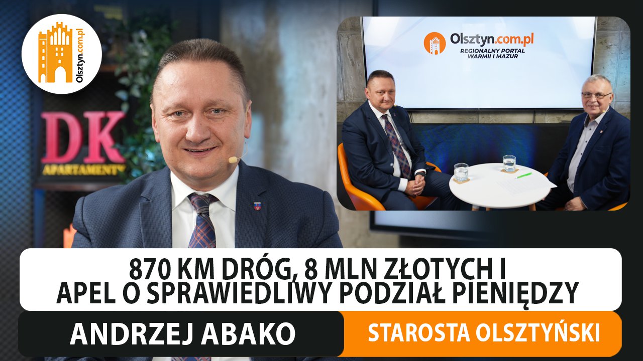 Artykuł: Olsztyn "wygania" mieszkańców powiatu? Starosta olsztyński mówi o inwestycjach i finansowaniu powiatu [WIDEO]
