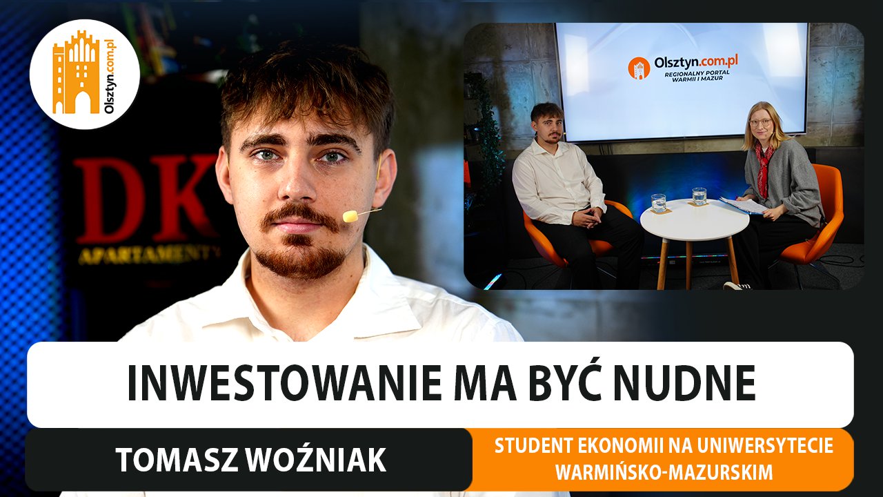 Artykuł: "Nie ufaj influencerom obiecującym szybki zysk. Inwestycje mają być nudne." Inwestor Tomasz Woźniak o tym, gdzie lokować środki [WIDEO]