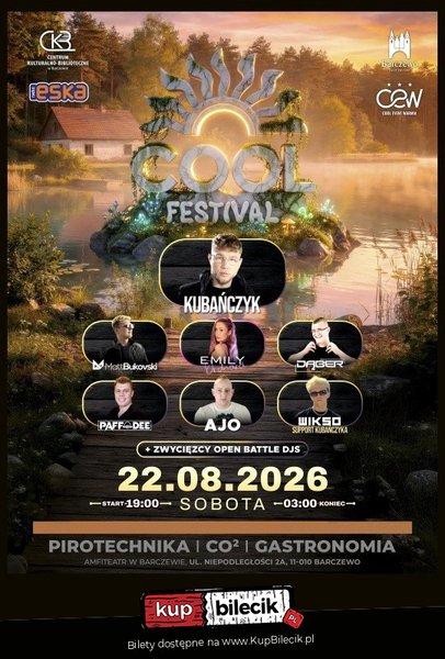 Cool Festiwal - Cool Festival Barczewo 2026 - Ostróda