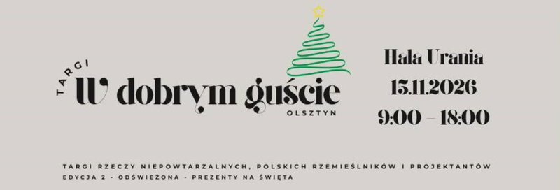 Targi w Dobrym Guście Olsztyn Hala Urania 2026 - Olsztyn