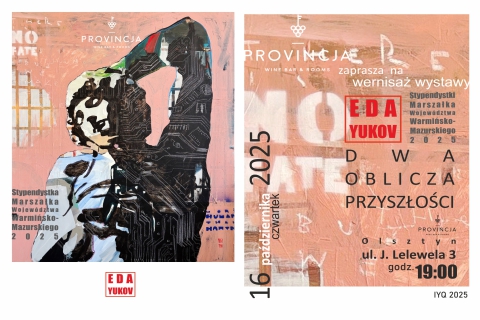 Eda Yukov - stypendystka Marszałka prezentuje „Dwa Oblicza Przyszłości”.