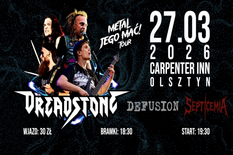 METAL JEGO MAĆ! 🔥Koncert Dreadstone + Defusion + Septicemia