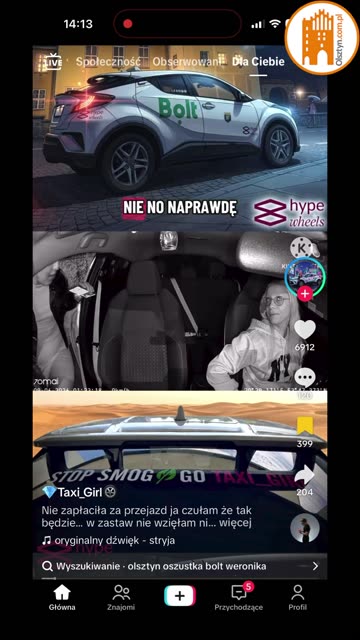 Nie zapłaciła za taxi