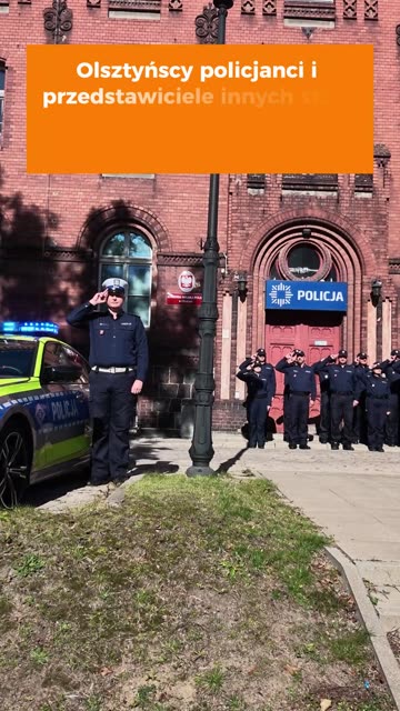 Olsztyńskie służby oddały hołd 29-letniemu policjantowi z Bolesławca