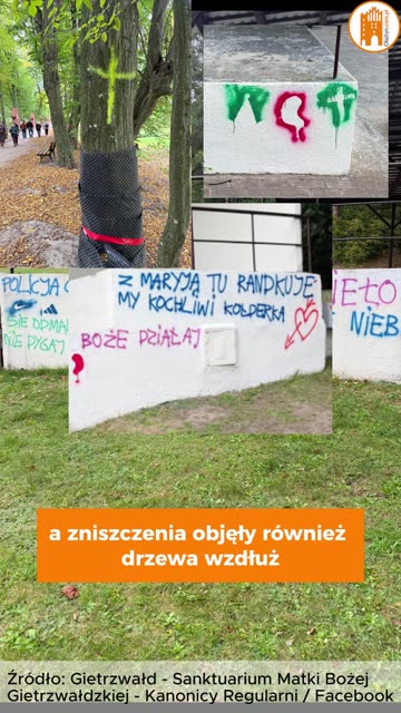 Zdewastowano sanktuarium w Gietrzwałdzie